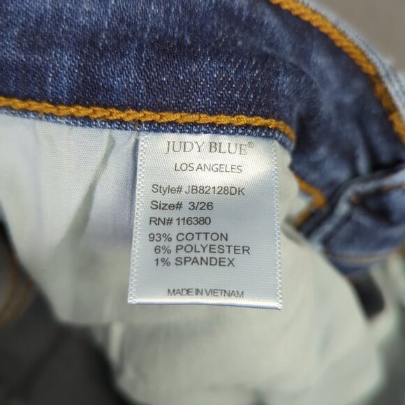 Judy Blue Jeans Women's 26 Blue Slim Fit Denim - Picture 11 of 12